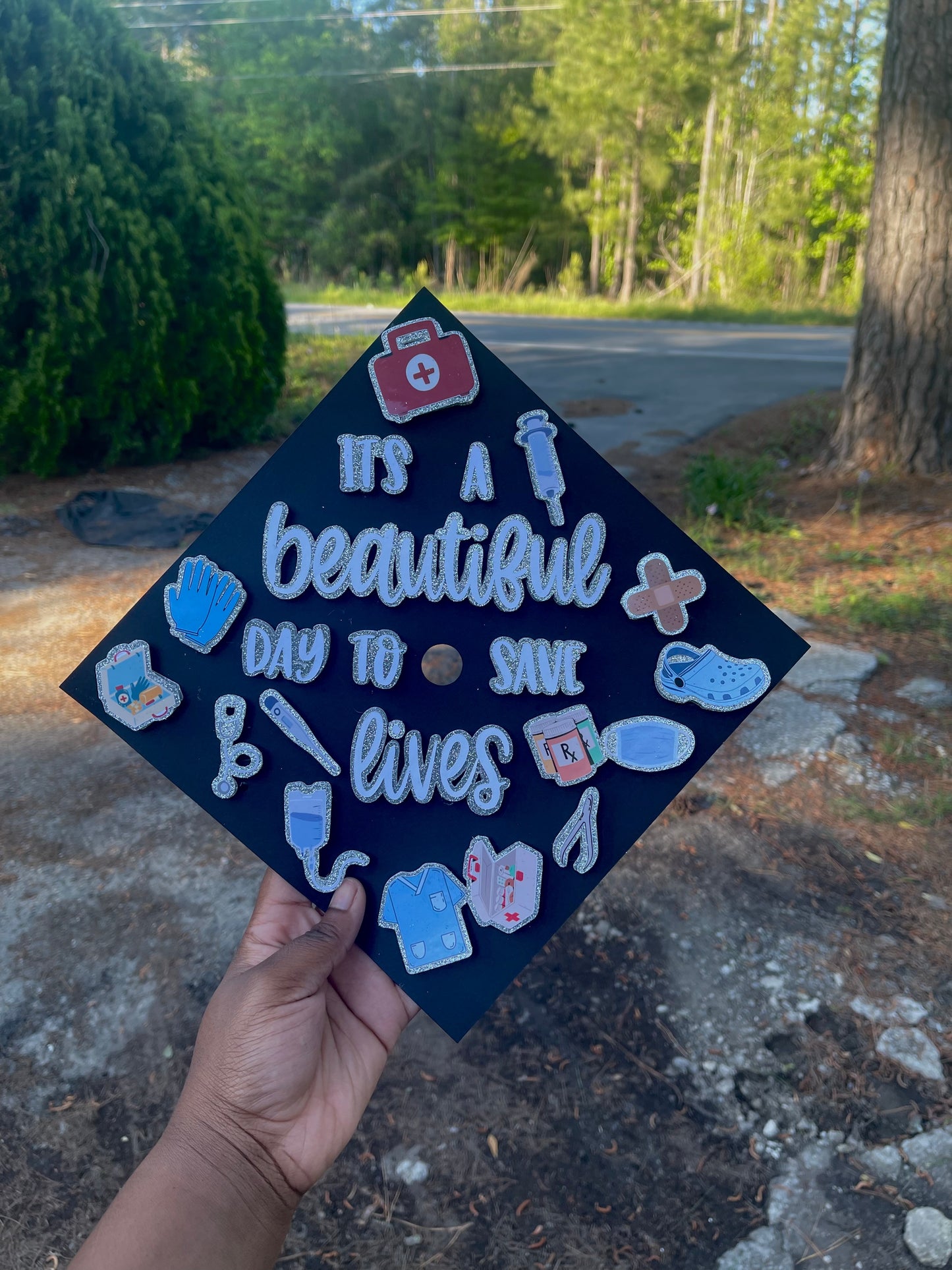 Medical Grad Cap Topper