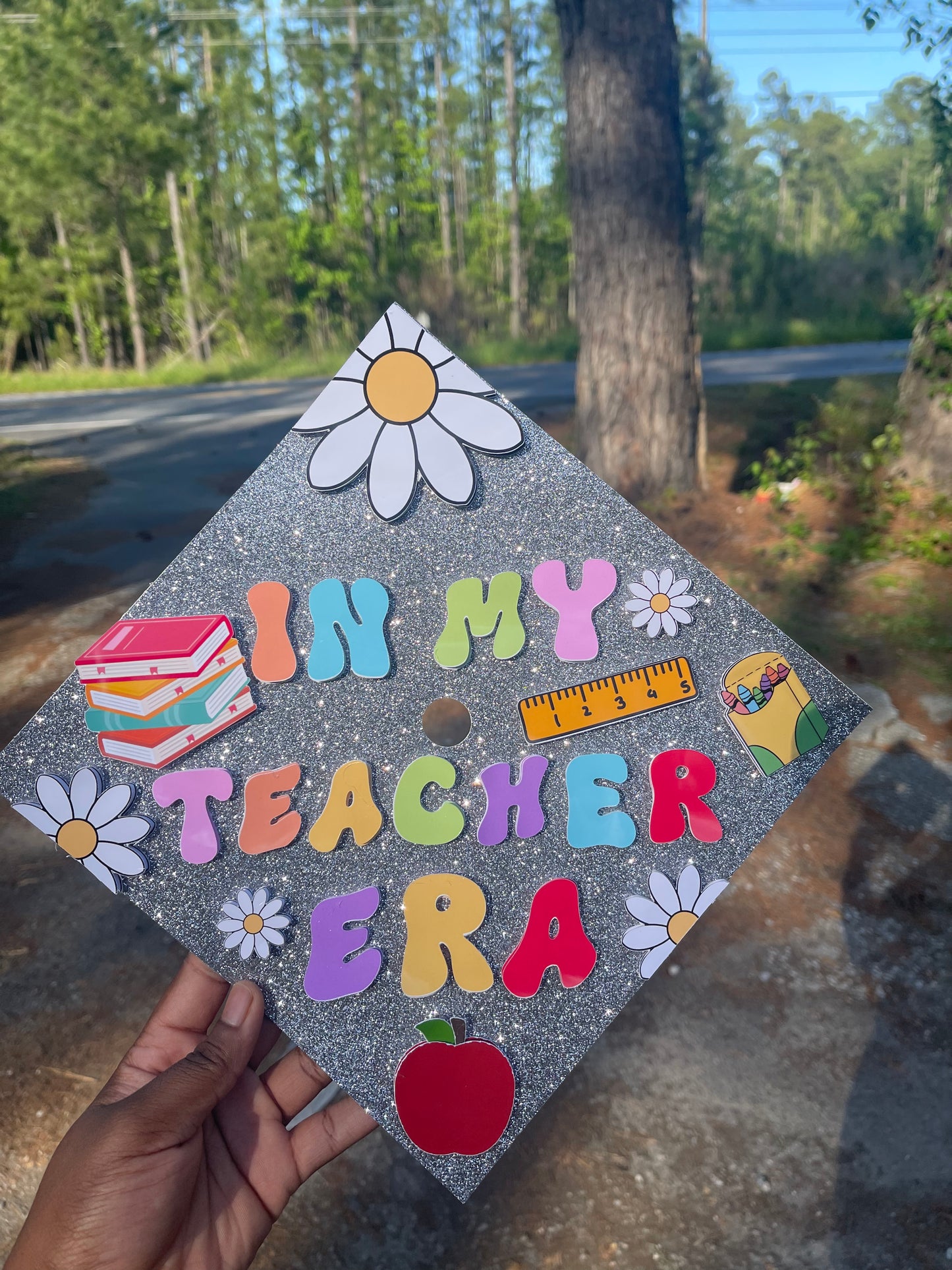 Teacher Grad Cap Topper