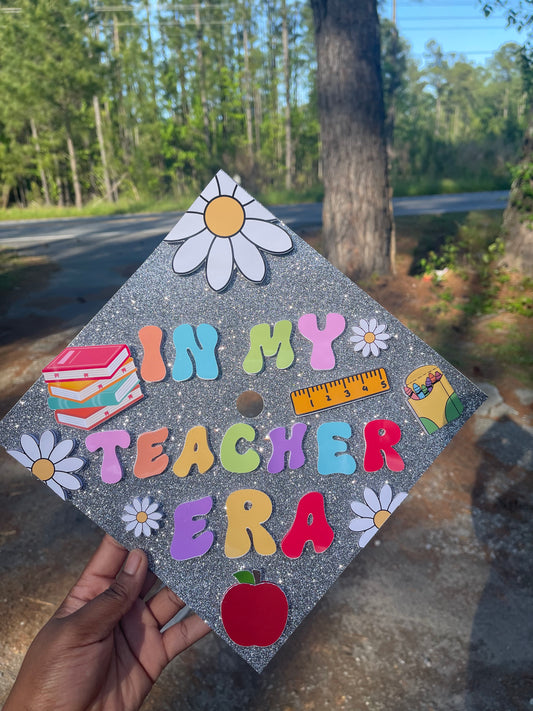 Teacher Grad Cap Topper