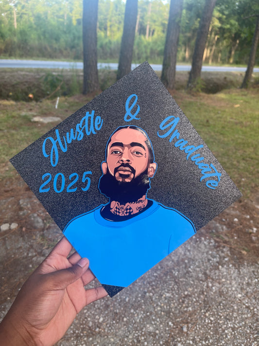 Nipsey Grad Cap Topper