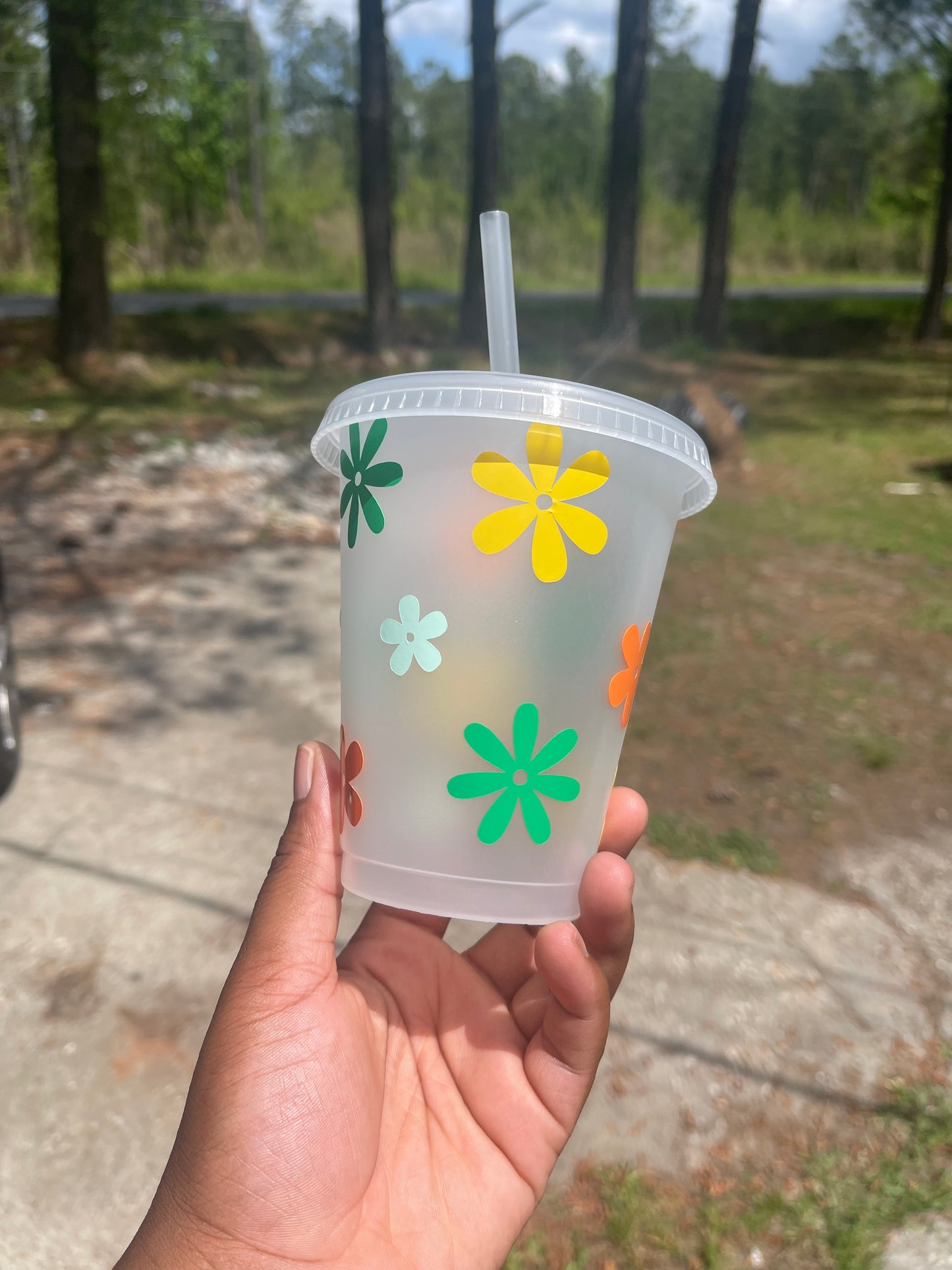 Flower Cold Cup