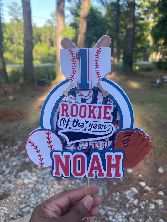 Rookie Shaker Cake Topper