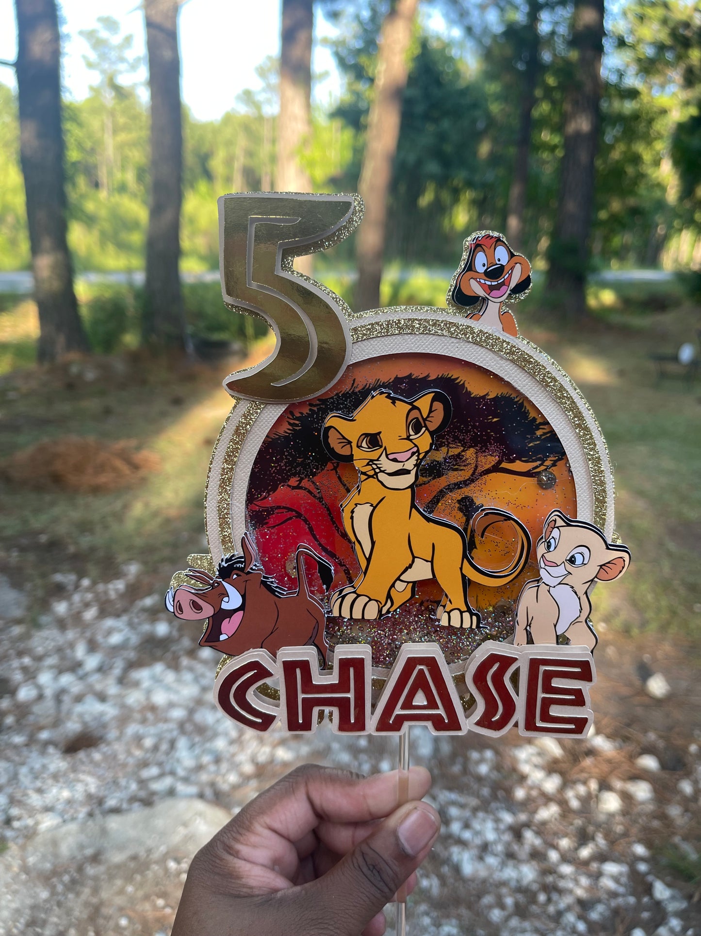 Lion King Shaker Cake Topper