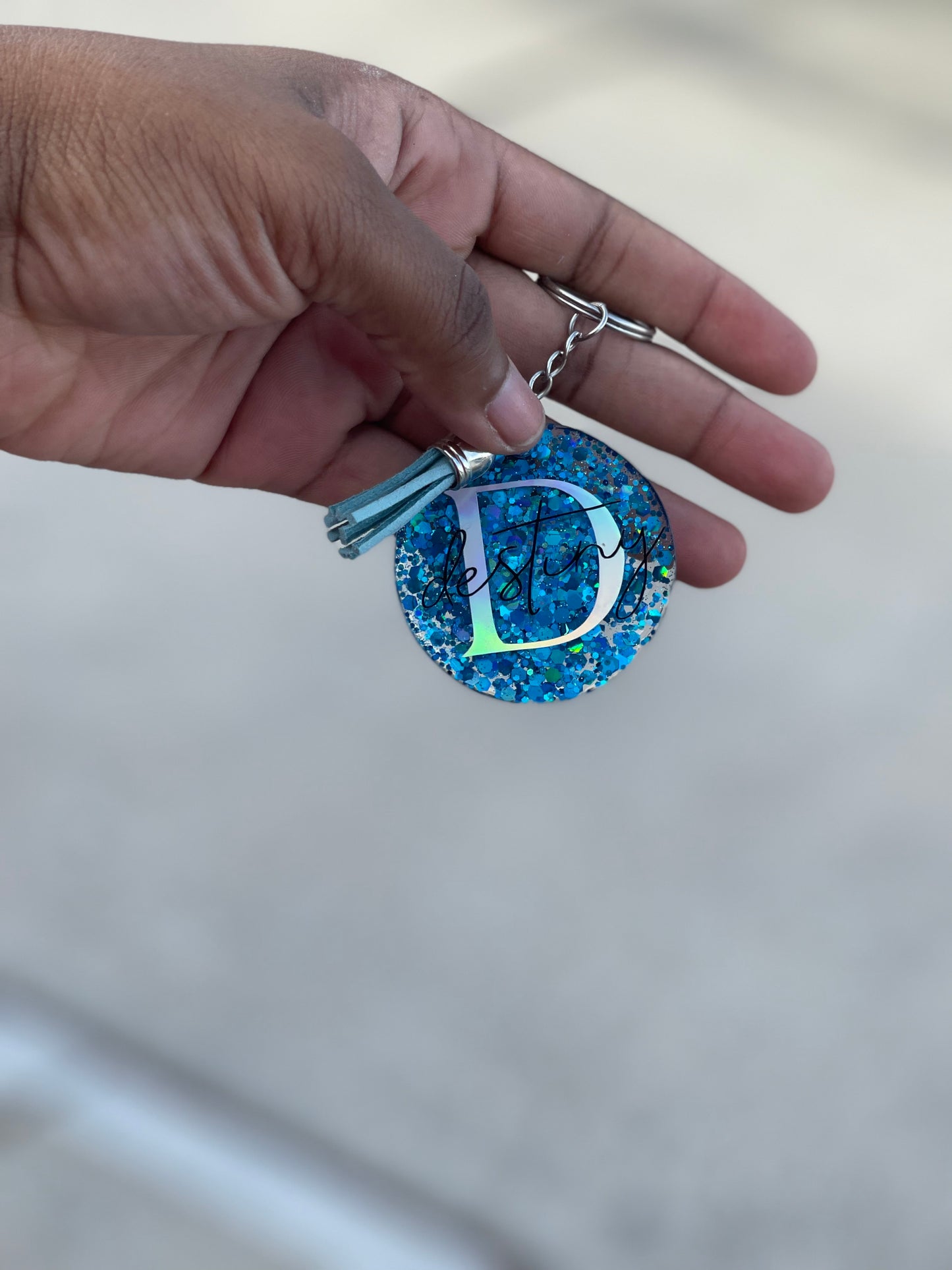 Glitter Keychain