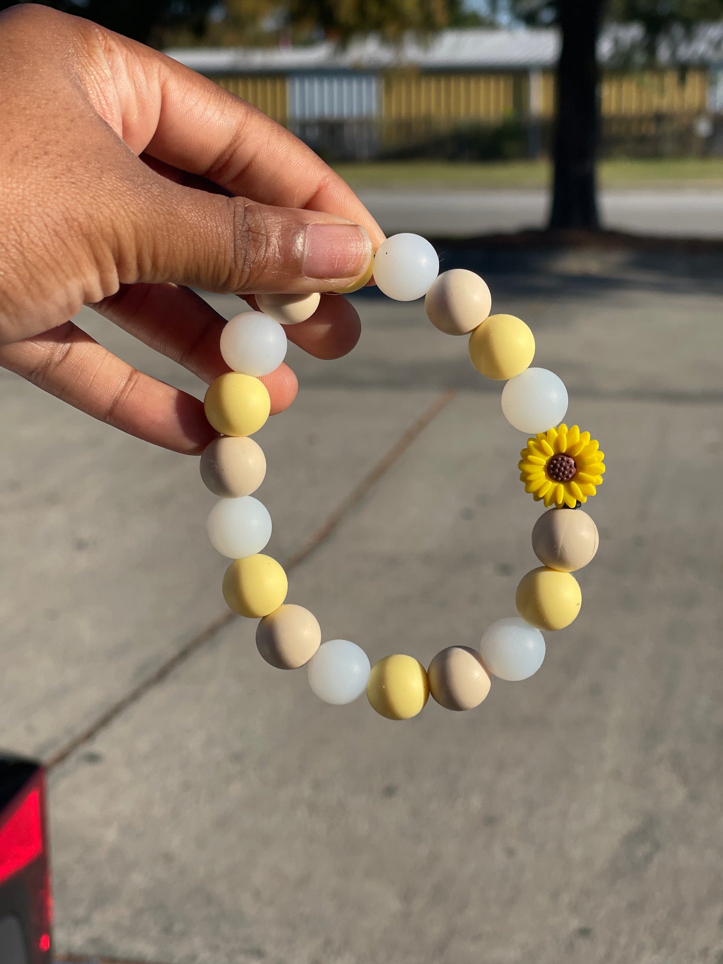 Sunflower Wristlet