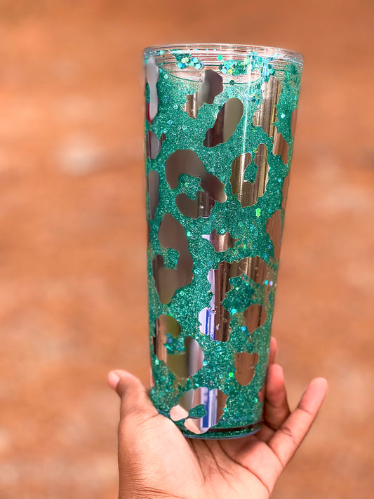 Cheetah  Snowglobe Tumbler